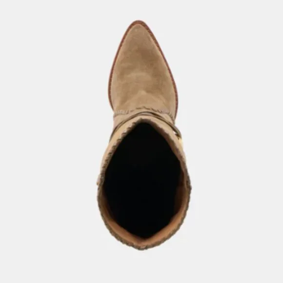 Dolce Vita NIB Jody Boots Olive Suede, 7.5 - Picture 2 of 12